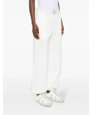 Jil Sander ベルト付きコットンパンツ - White - サムネイル3