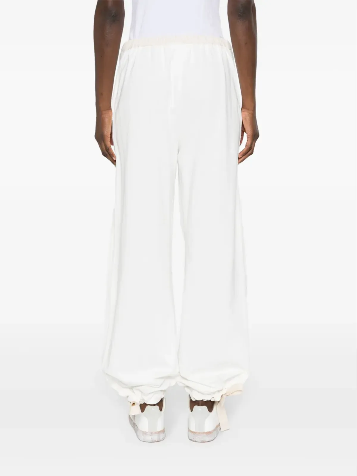 Jil Sander ベルト付きコットンパンツ - White - 画像4