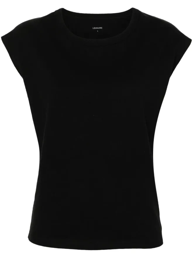 Lemaire LEMAIRE ノースリーブ ジャージーTシャツ - ブラックの商品画像