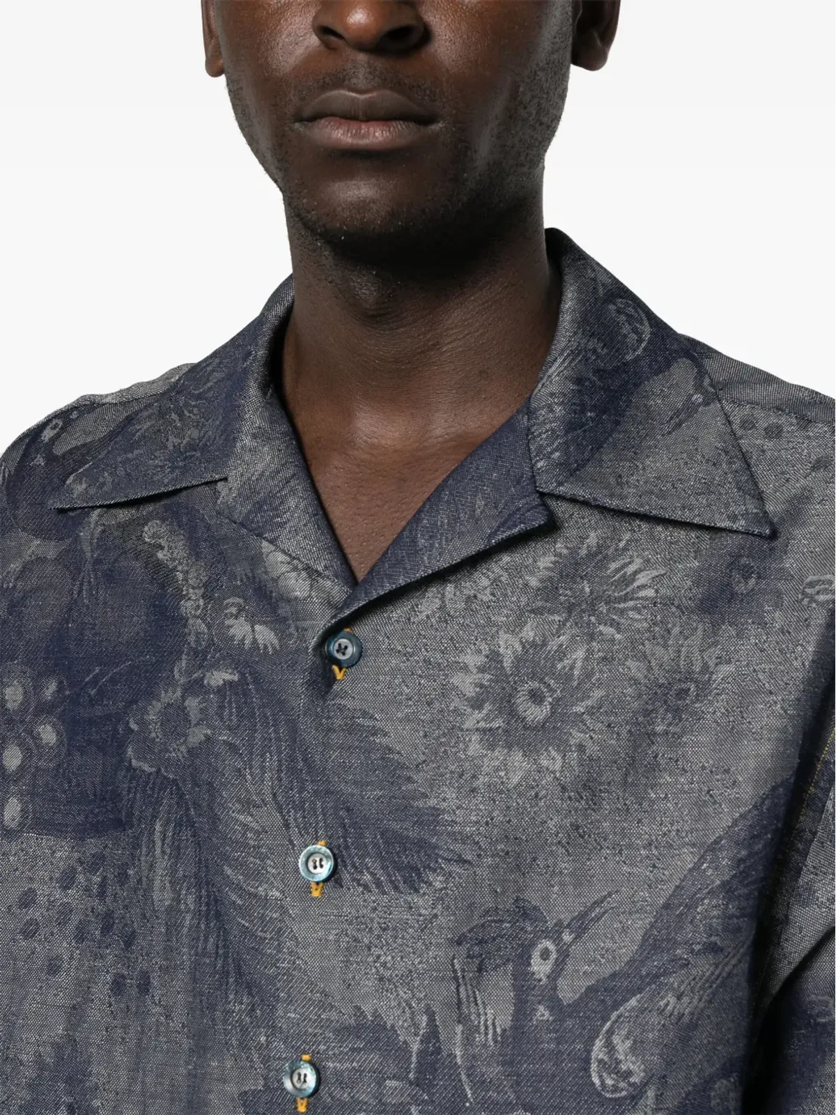 ETRO パターンジャカード シャツ - 画像5
