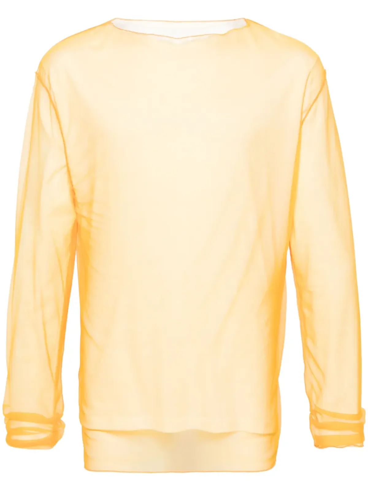 Jil Sander レイヤードコットンTシャツ - オレンジ - 画像1