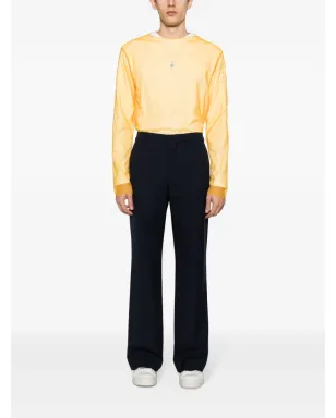Jil Sander レイヤードコットンTシャツ - オレンジ - サムネイル2