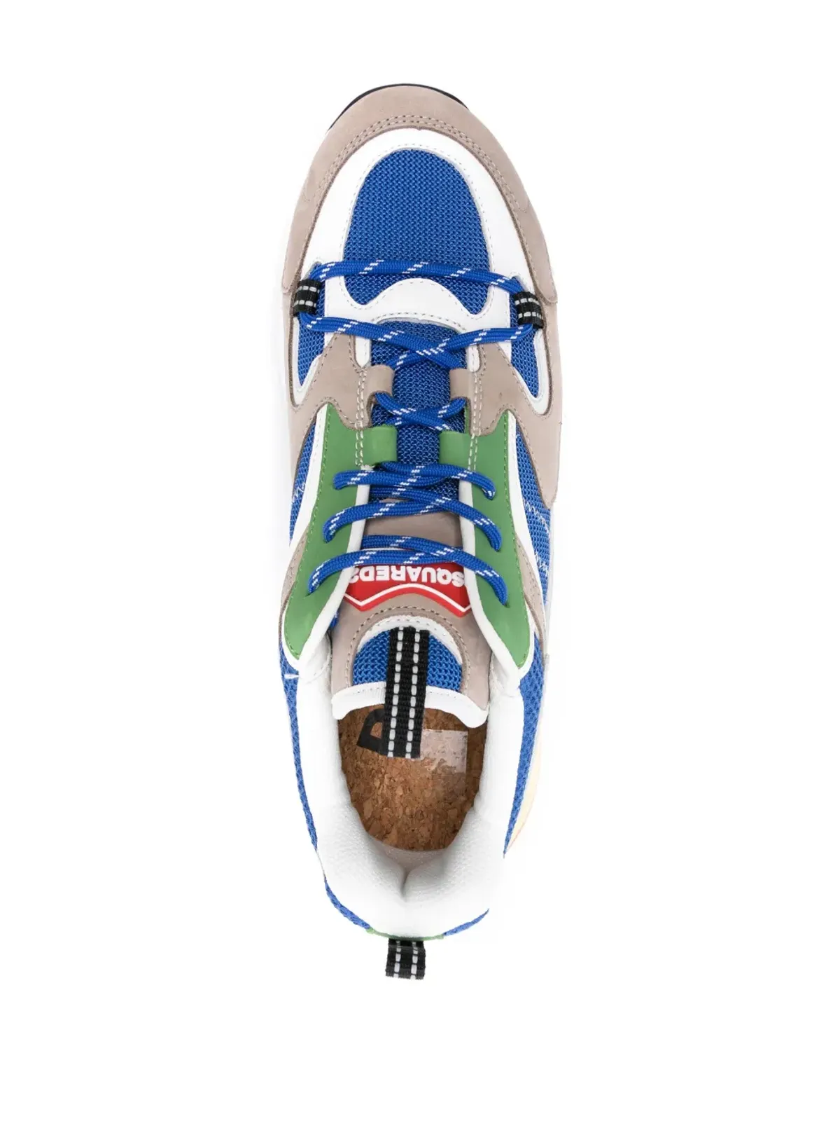 DSQUARED2 バブルパネルド スニーカー ブルー - 画像4