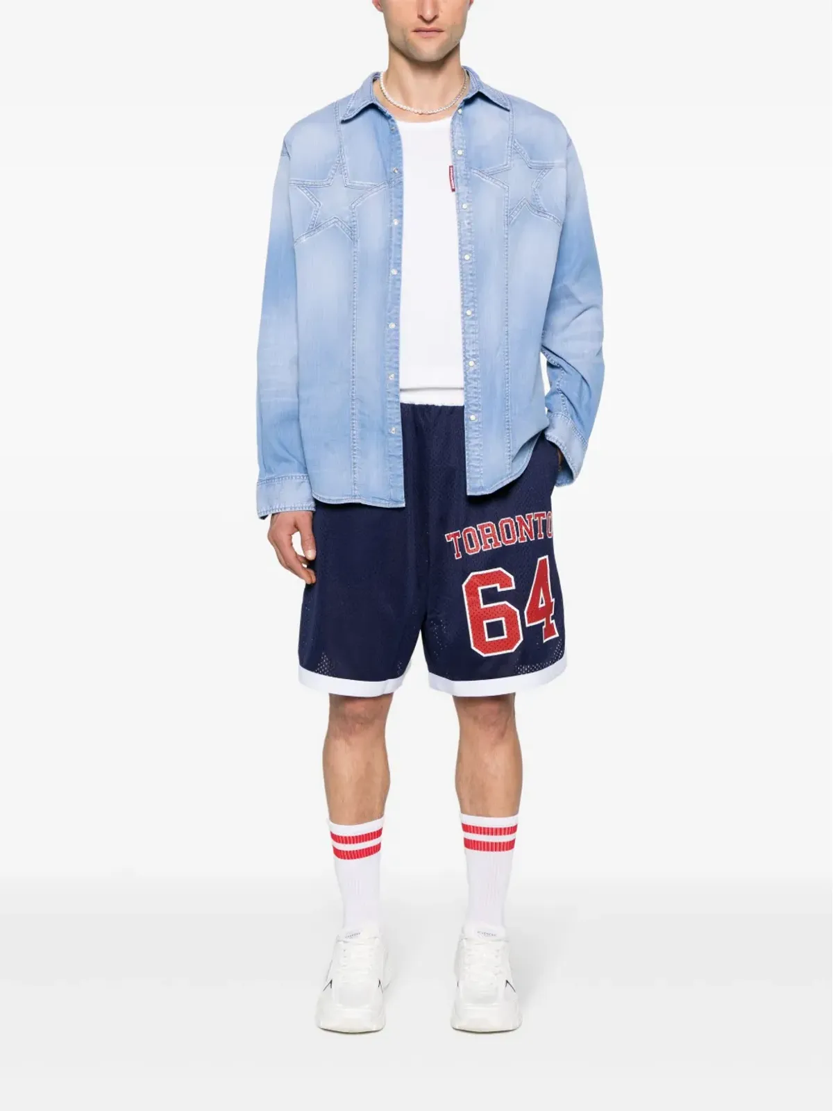 DSQUARED2 ツインスターズ デニムシャツ - 画像2