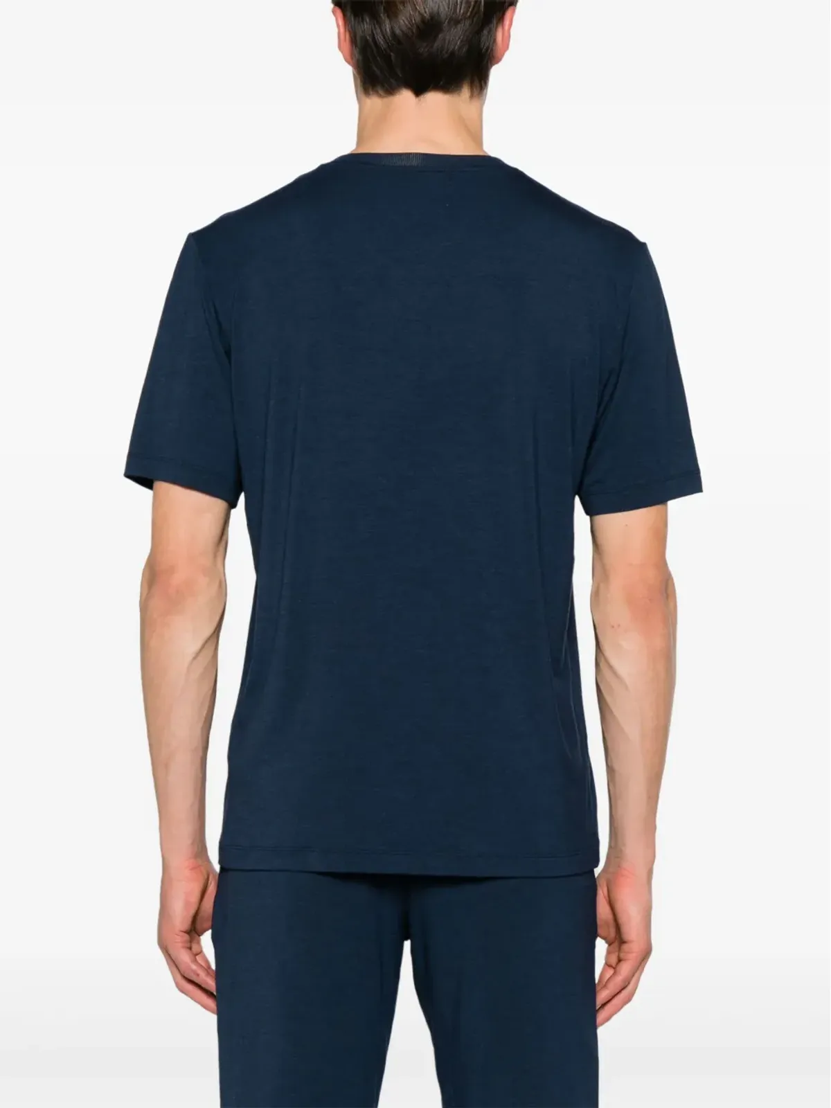 Hanro Vネック メランジ風 Tシャツ - 画像4