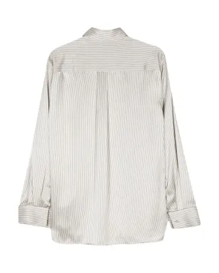 Saint Laurent ストライプ柄シルクシャツ - サムネイル2