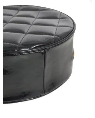 CHANEL ビンテージ 1995 CC ダイヤモンドキルト バニティバッグ - ブラック - サムネイル5