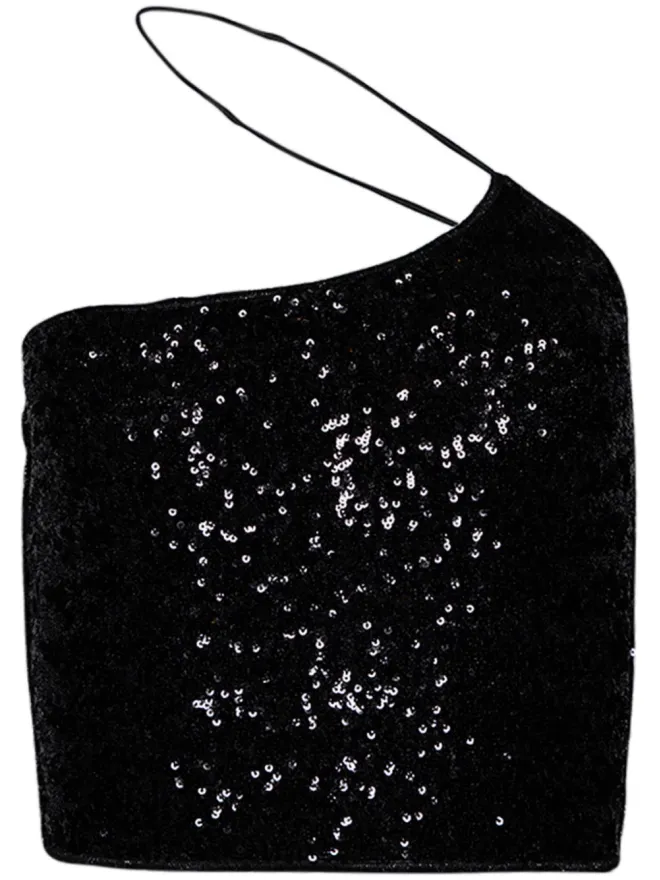 Oseree Oséree スパンコール装飾クロップトップの商品画像