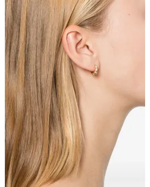 Lizzie Mandler Fine Jewelry 18kt yellow gold mini Crescent diamond single earring - サムネイル2