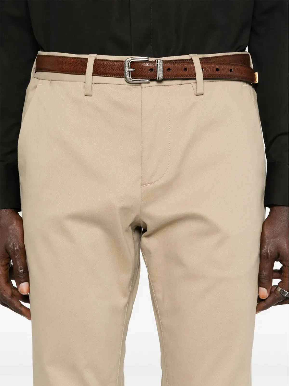 Saint Laurent ストレッチコットン チノパンツ - ニュートラルカラー - 画像5