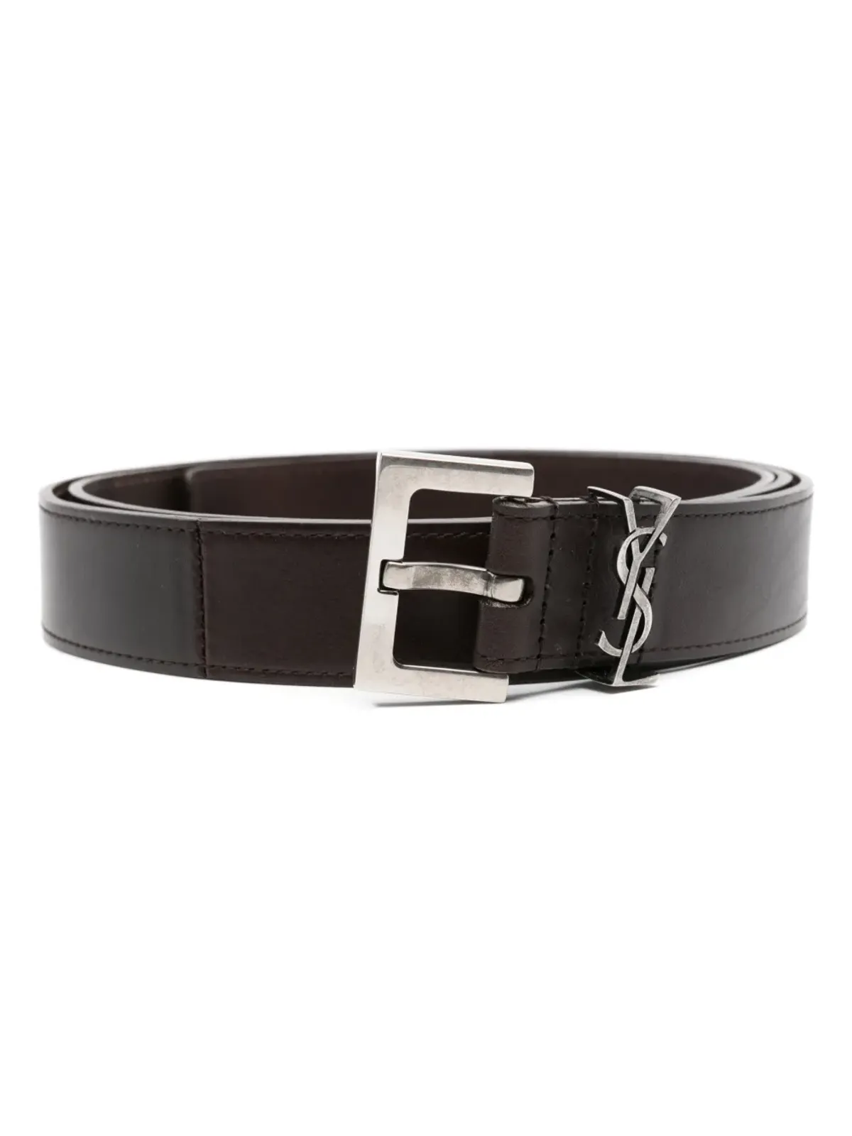 Saint Laurent カサンドレ レザー ベルト - 画像1