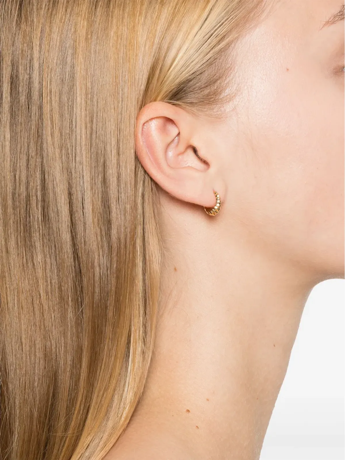 Lizzie Mandler Fine Jewelry ミニクレセント 片耳ピアス - 画像2