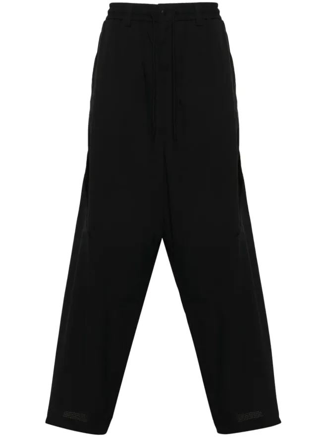 Y-3 Y-3 ロゴプリント入りパネルデザインのトラックパンツの商品画像