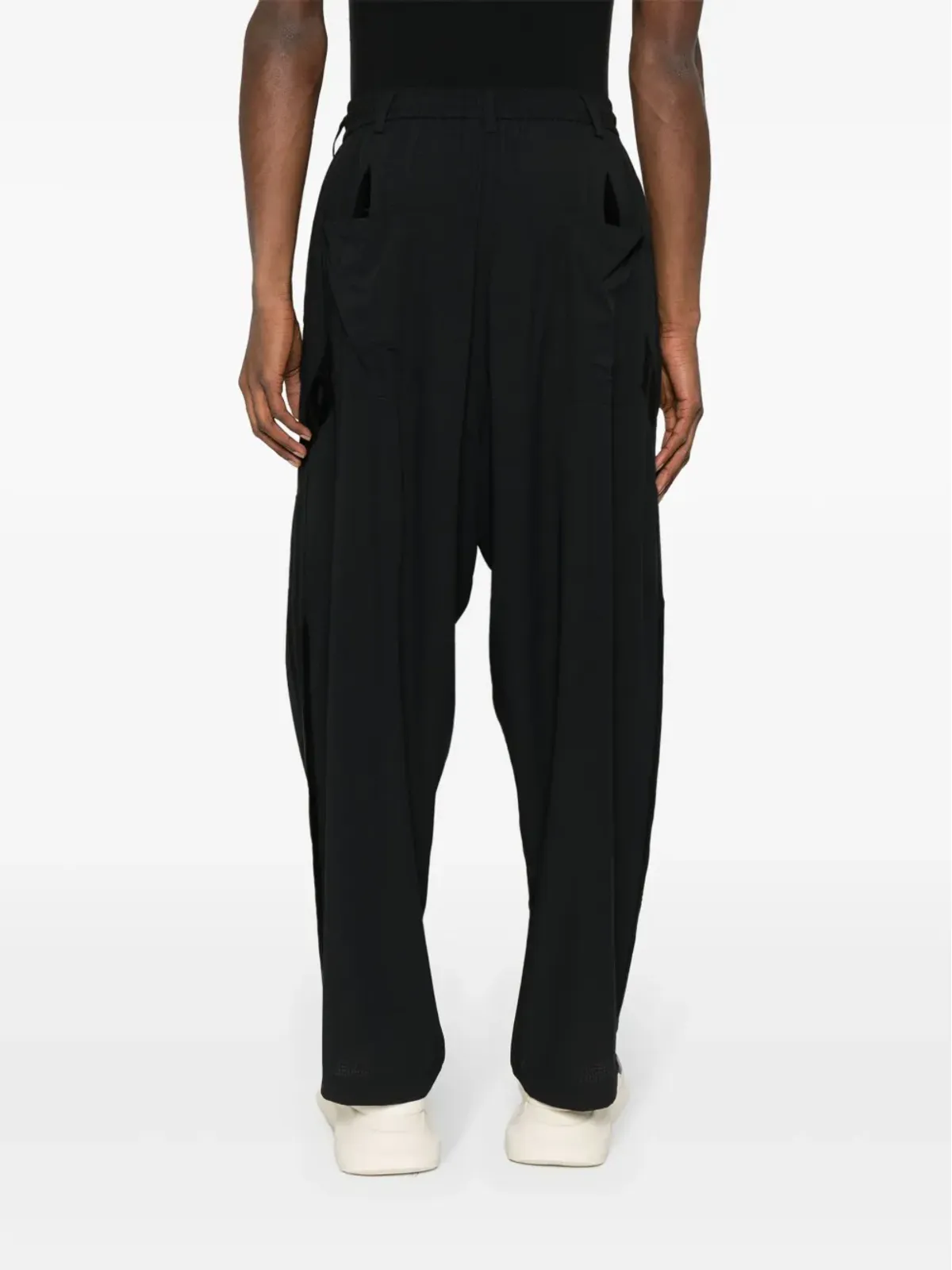 Y-3 ロゴプリント入りパネルデザインのトラックパンツ - 画像4