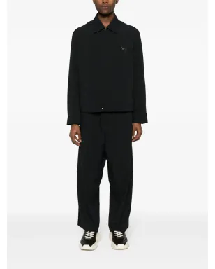Y-3 ロゴプリント パネル入りジャケット ブラック - サムネイル2