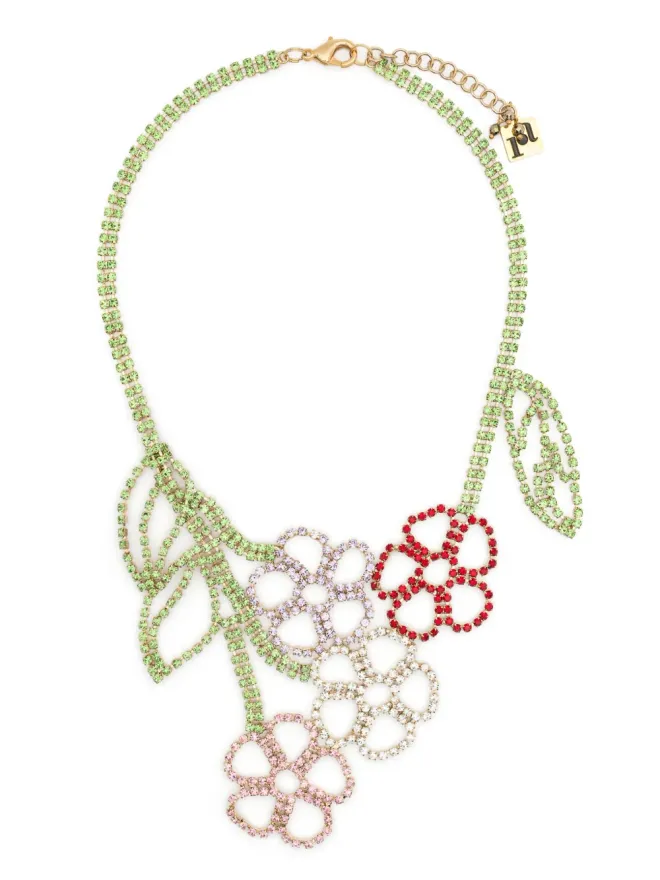 Rosantica Rosantica フローラルモチーフ ネックレス - ゴールドの商品画像