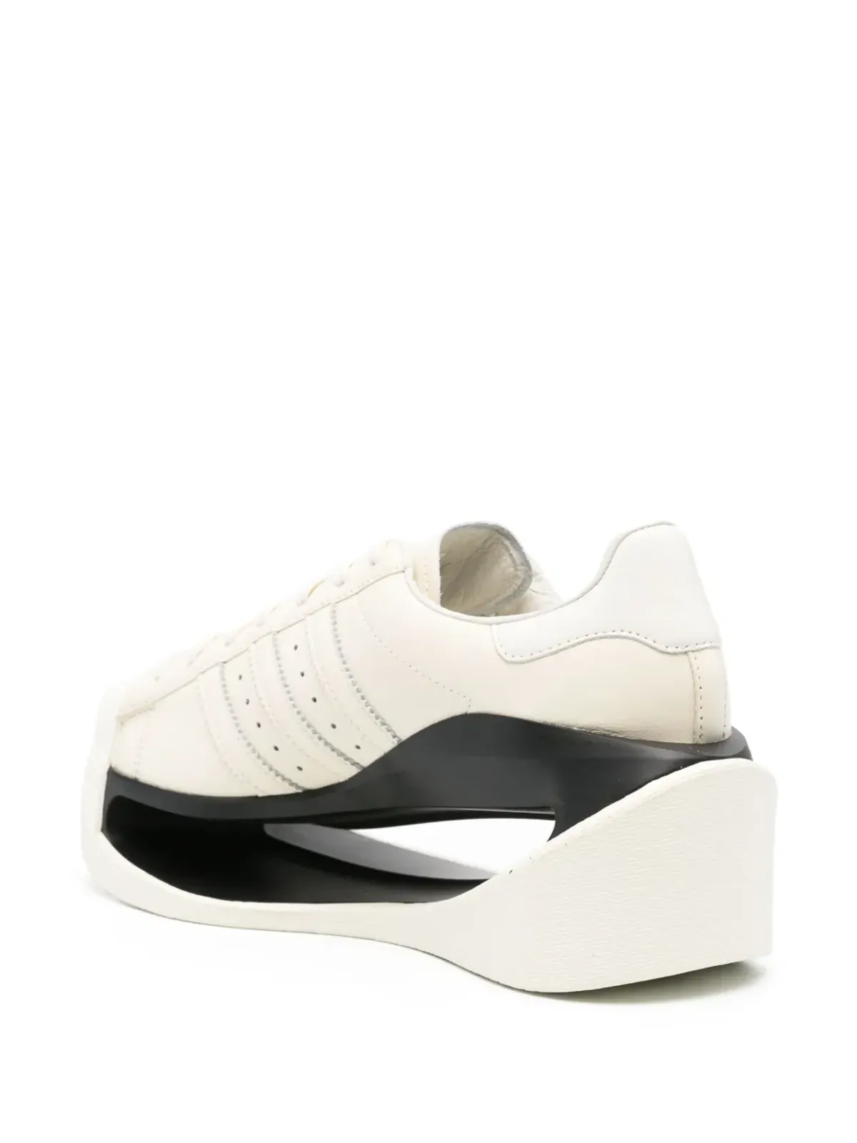 Y-3 ゲンドー・スーパースター レザー スニーカー - ニュートラルカラー - 画像3