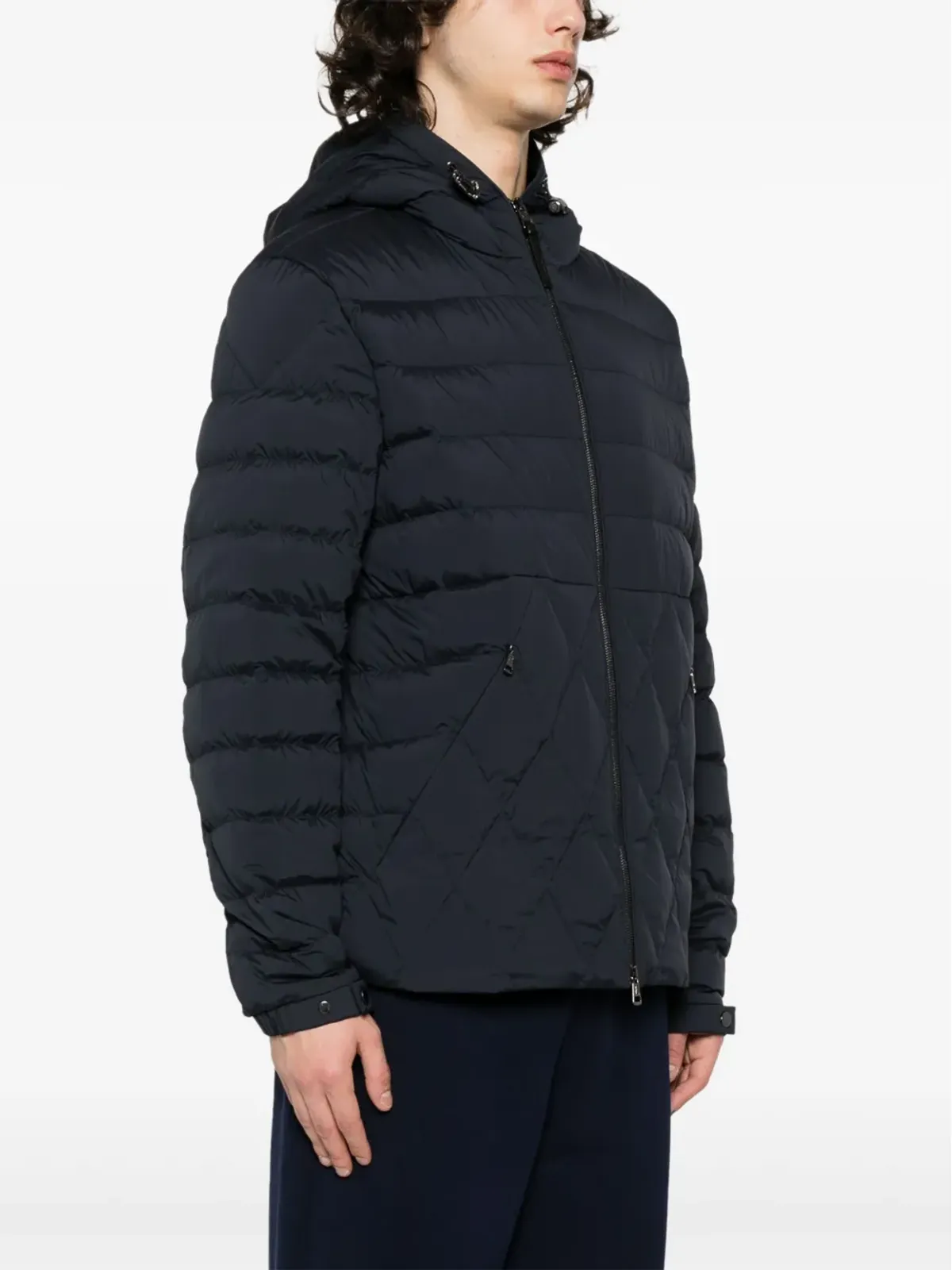 Moncler フード付きダウンジャケット - 画像3