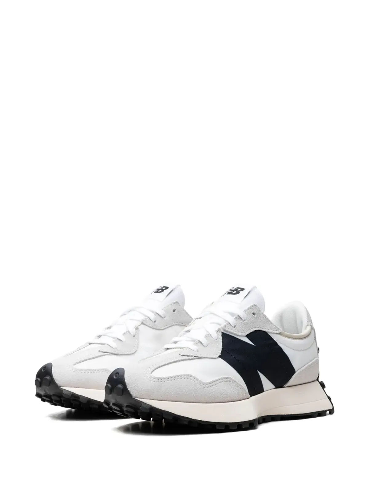 New Balance 327 グレー/ホワイト スニーカー - 画像5