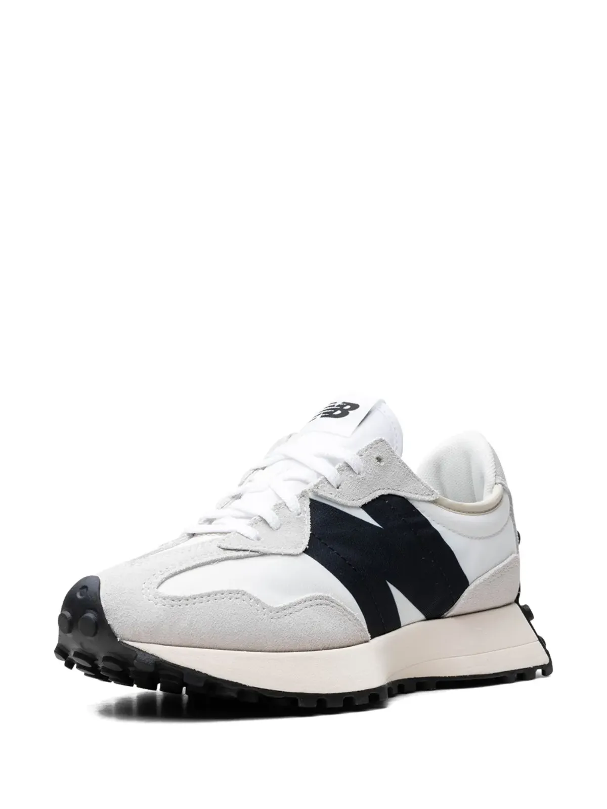 New Balance 327 グレー/ホワイト スニーカー - 画像4