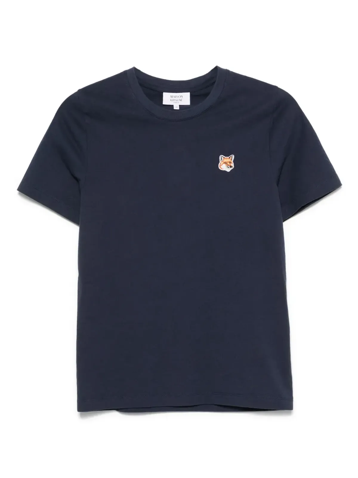 Maison Kitsuné フォックスヘッドパッチ Tシャツ - ブルー - 画像1