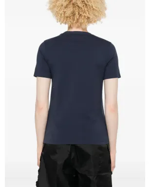 Maison Kitsuné フォックスヘッドパッチ Tシャツ - ブルー - サムネイル4