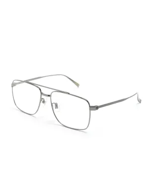 Dunhill パイロットフレーム眼鏡（シルバー） - サムネイル2
