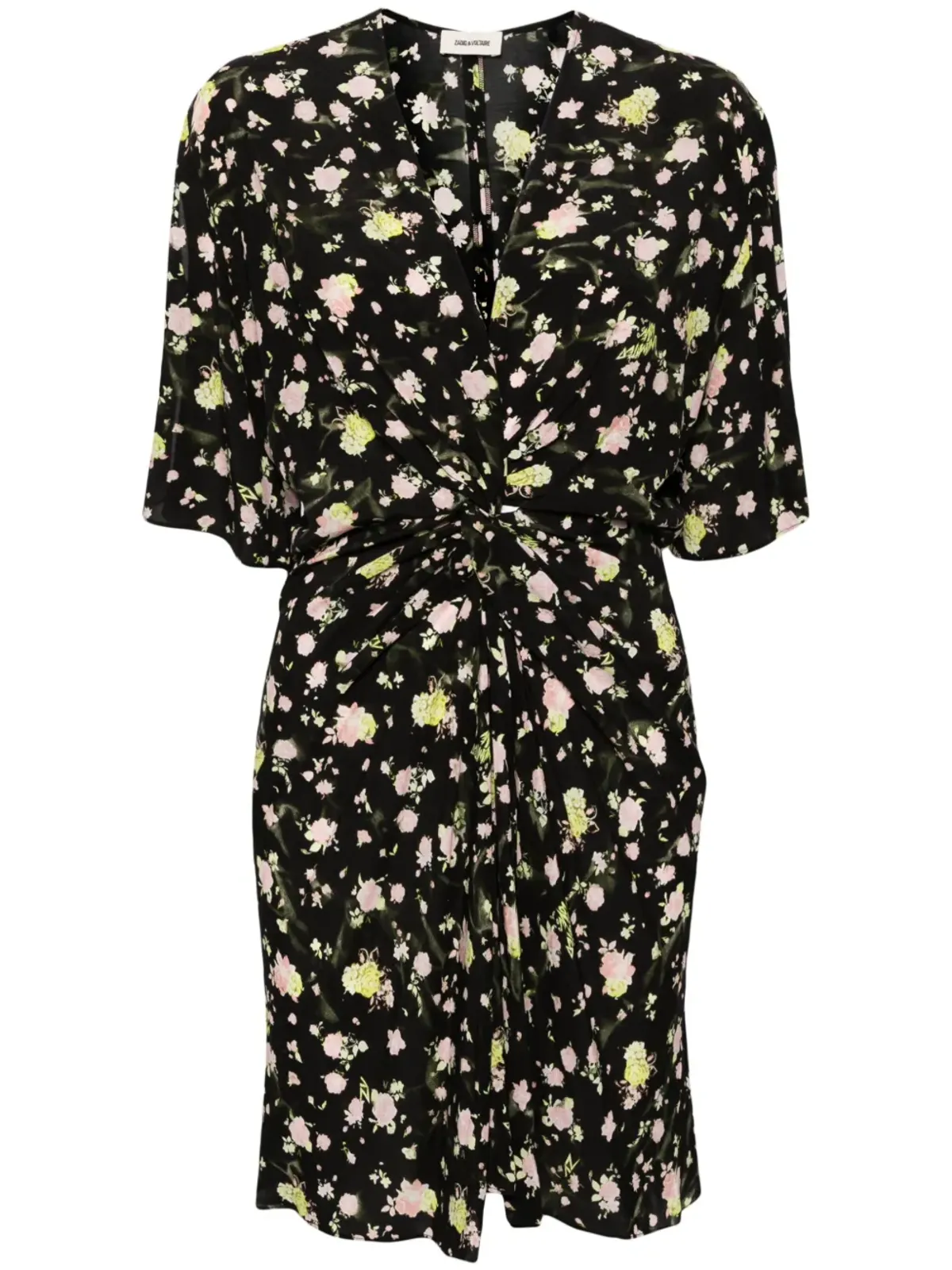 Zadig&Voltaire Rozom 花柄プリント ミニドレス - 画像1