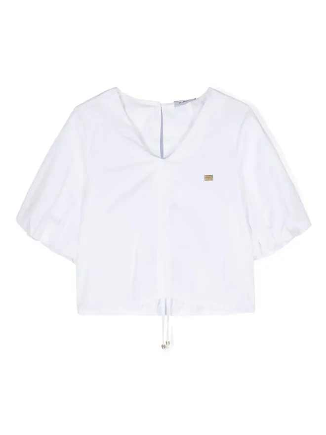 Pinko Kids Pinko Kids 半袖ポプリンブラウスの商品画像