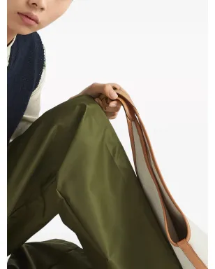 Prada Re-Nylon ストレートレッグパンツ グリーン - サムネイル5
