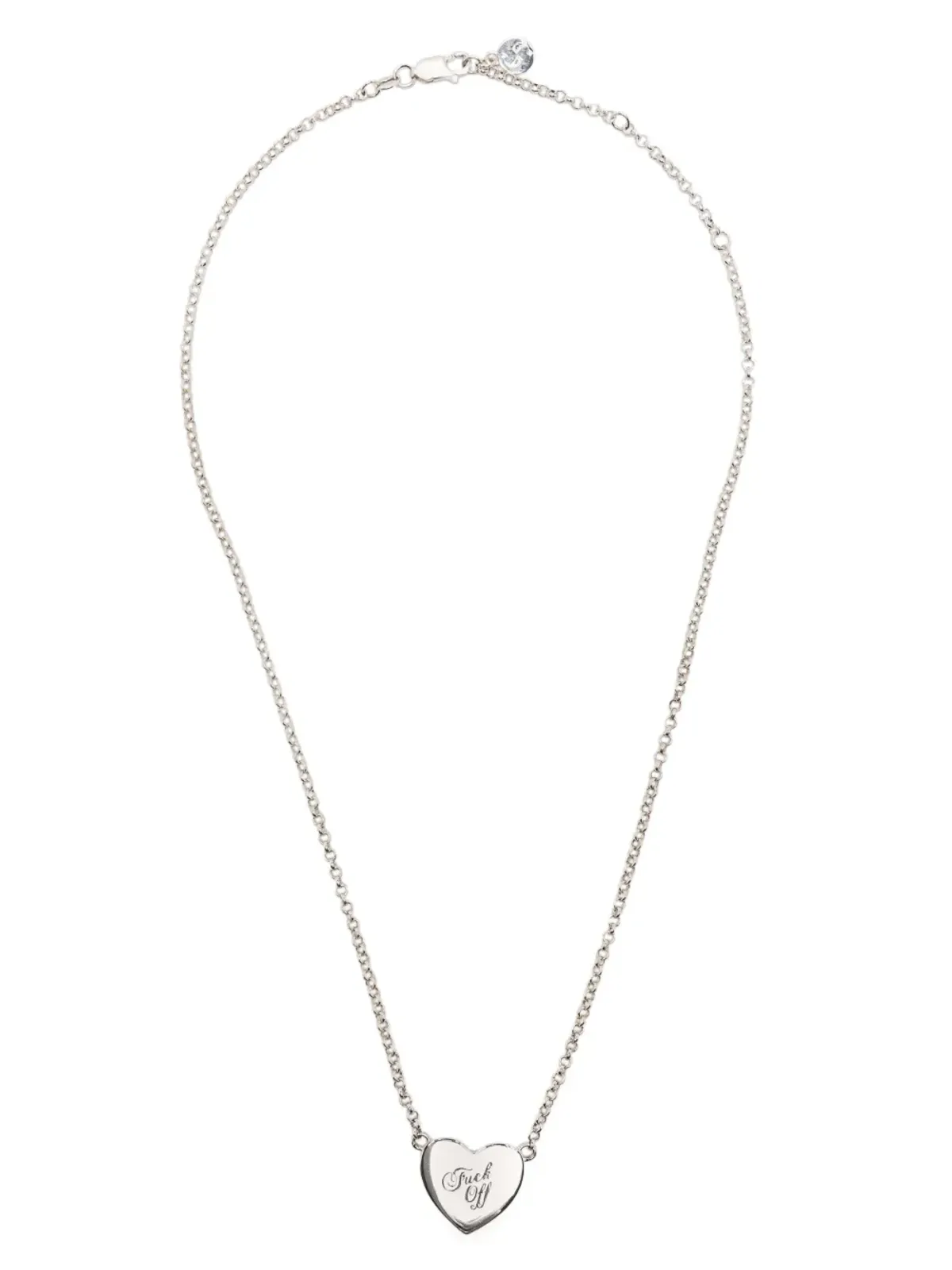 Stolen Girlfriends Club ウォームウェルカム ハートペンダント ネックレス - シルバー - 画像1