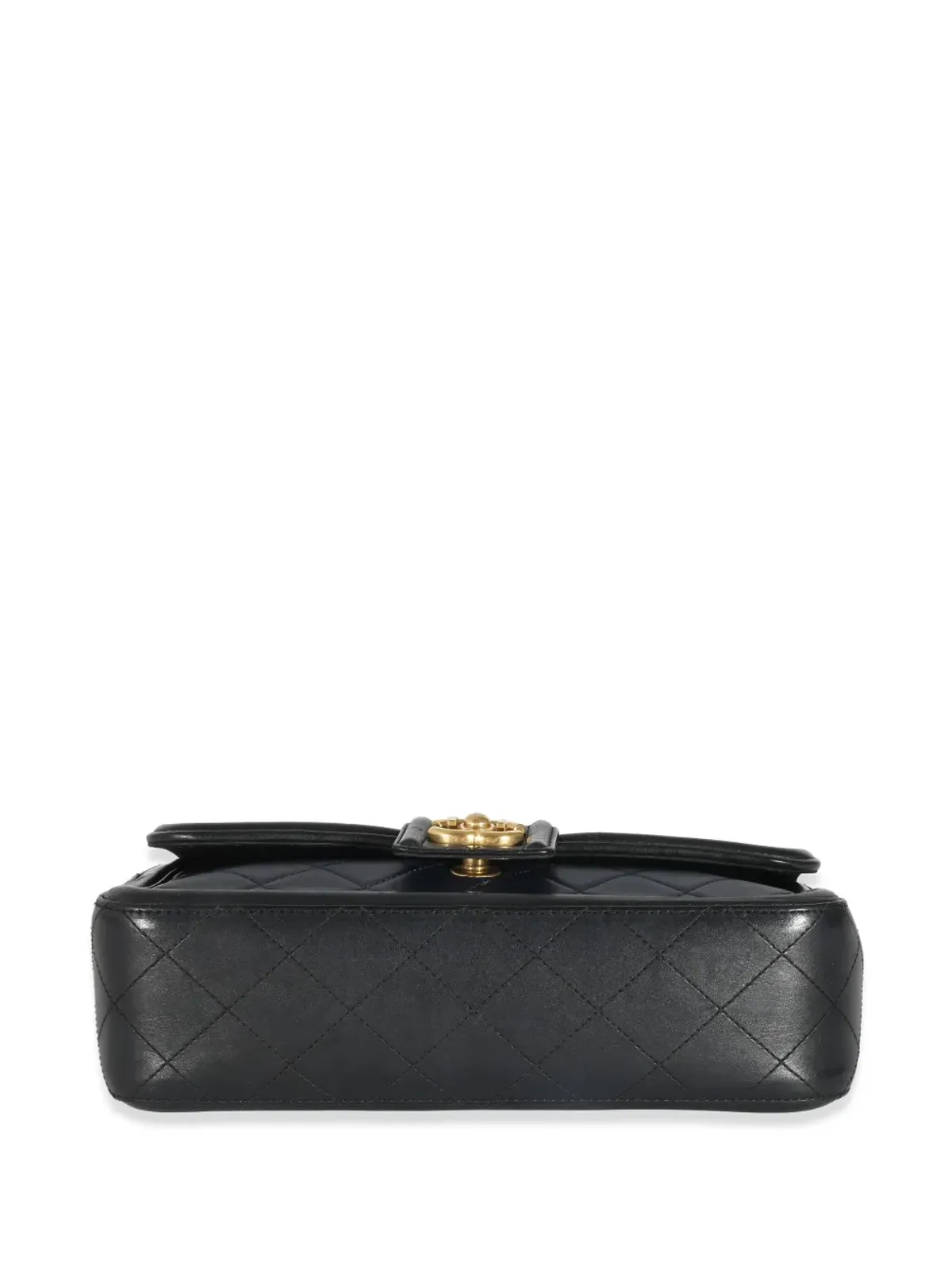 CHANEL ビンテージ ミディアム エレガント CC フラップバッグ - ブラック - 画像5