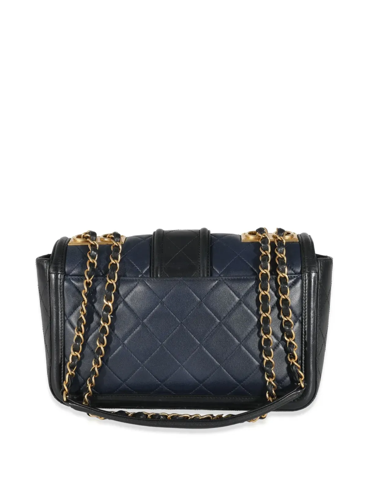 CHANEL ビンテージ ミディアム エレガント CC フラップバッグ - ブラック - 画像2