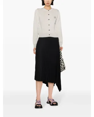 Maison Kitsuné ボールド フォックスヘッド ウール カーディガン - グレー - サムネイル2