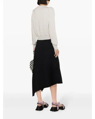 Maison Kitsuné ボールド フォックスヘッド ウール カーディガン - グレー - サムネイル4