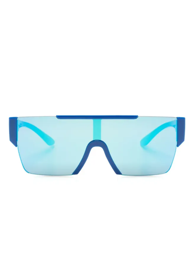 Burberry Kids Burberry Kids シールドフレーム ミラーサングラス ブルーの商品画像