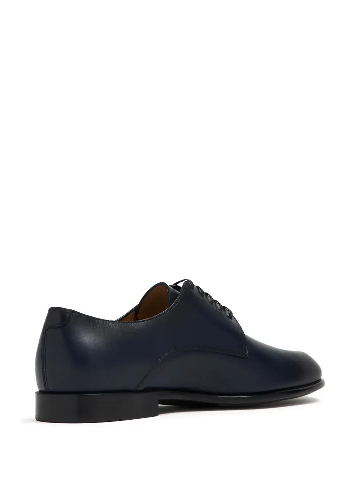 Ferragamo 光沢牛革 ダービーシューズ - 画像3