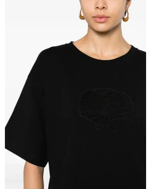 Stella McCartney カットアウト コットン Tシャツ ブラック - サムネイル5