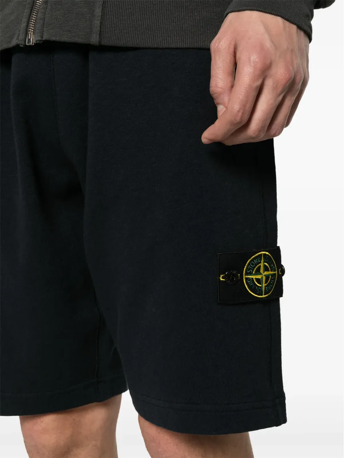 Stone Island コンパス コットン バミューダショーツ - ブルー - 画像5