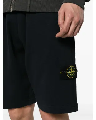 Stone Island コンパス コットン バミューダショーツ - ブルー - サムネイル5