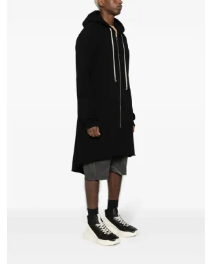 Rick Owens DRKSHDW アシンメトリック コットン ジップド フーディ - サムネイル3