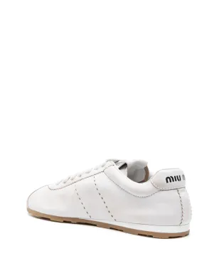 Miu Miu ブリーチドレザー スニーカー - サムネイル3