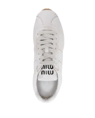 Miu Miu ブリーチドレザー スニーカー - サムネイル4