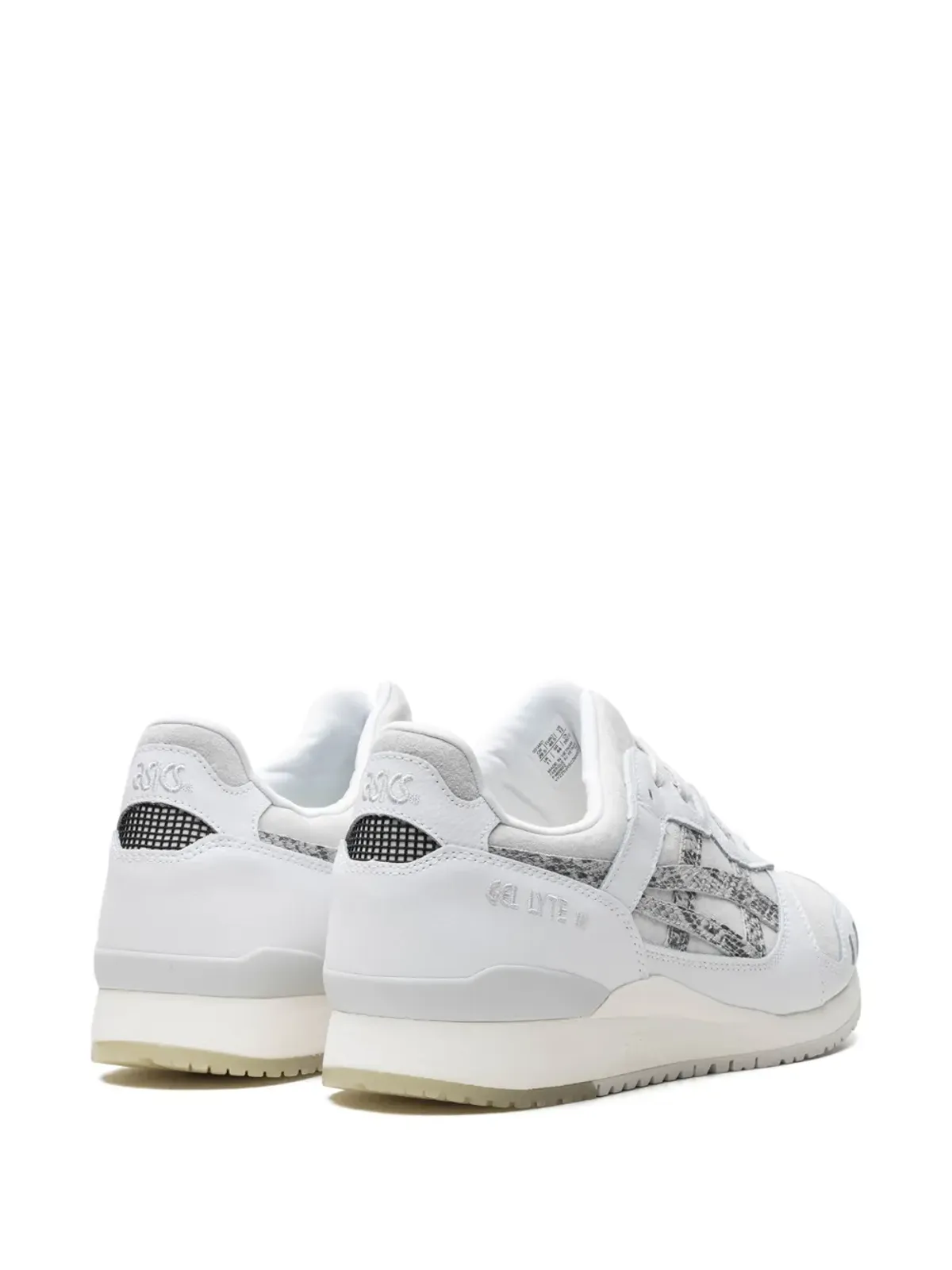 ASICS アトモス x GEL-LYTE 3 OG ホワイトパイソン スニーカー - 画像3