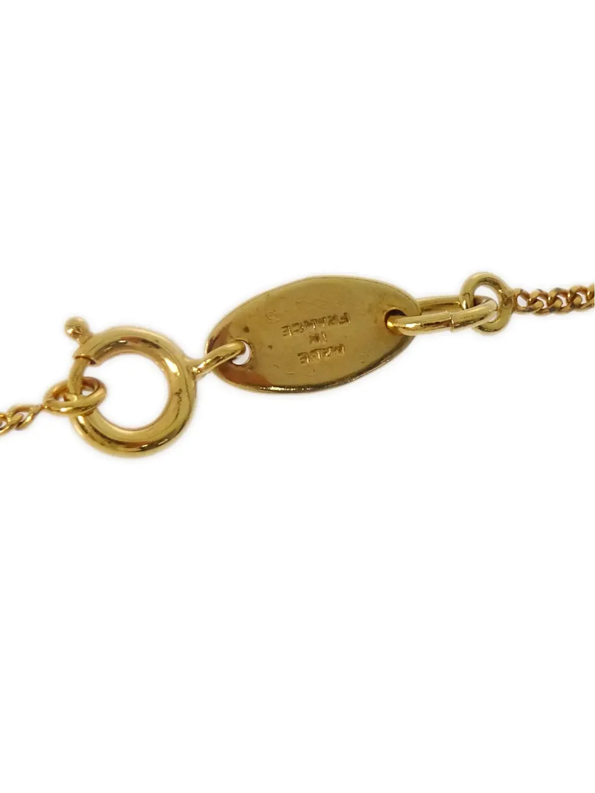 CHANEL ビンテージ 1982年 ミニ CC ペンダント ネックレス - ゴールド - 画像4