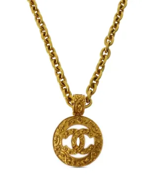 CHANEL ビンテージ 1994年 CCメダリオン ネックレス - ゴールド - サムネイル2