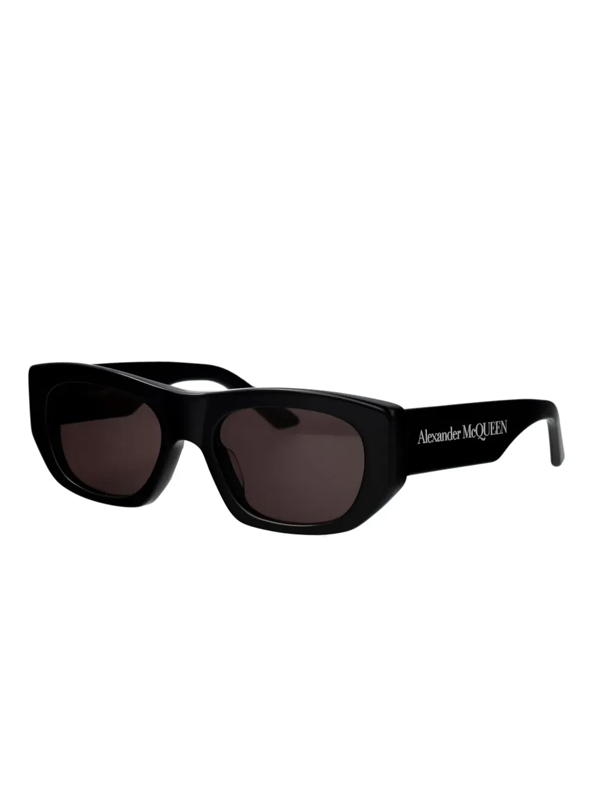 Alexander McQueen Eyewear ロゴプリント・ジオメトリックフレーム サングラス - 画像2