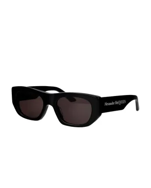 Alexander McQueen Eyewear ロゴプリント・ジオメトリックフレーム サングラス - サムネイル2