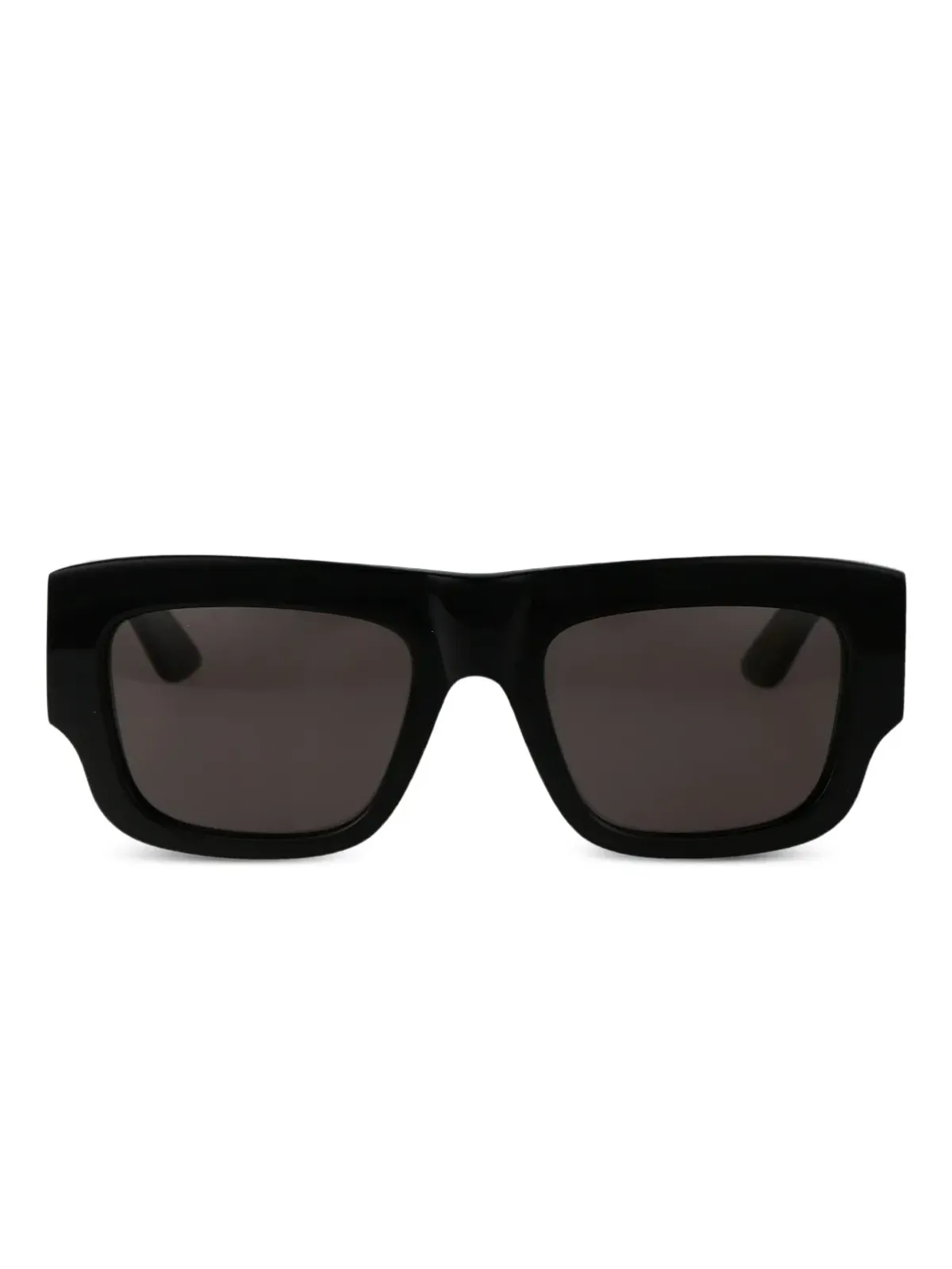 Alexander McQueen Eyewear ロゴプリント・スクエアフレーム サングラス - 画像1