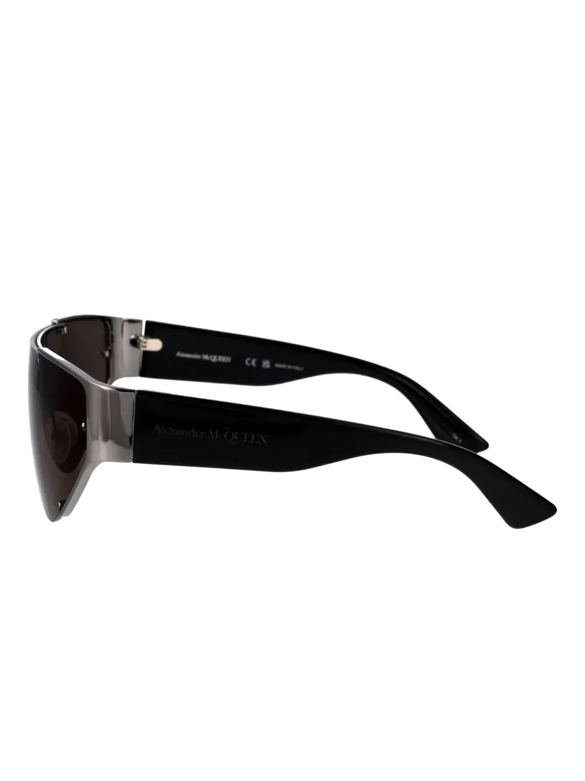 Alexander McQueen Eyewear AMQ ザ・グリップ・シールドフレーム サングラス - 画像3